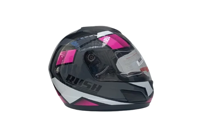 Casco Rush Graphics Rosa
