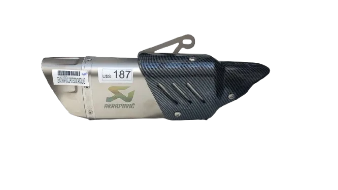 Termo Para Caños De Escape De Motos Akrapovic Metalizado