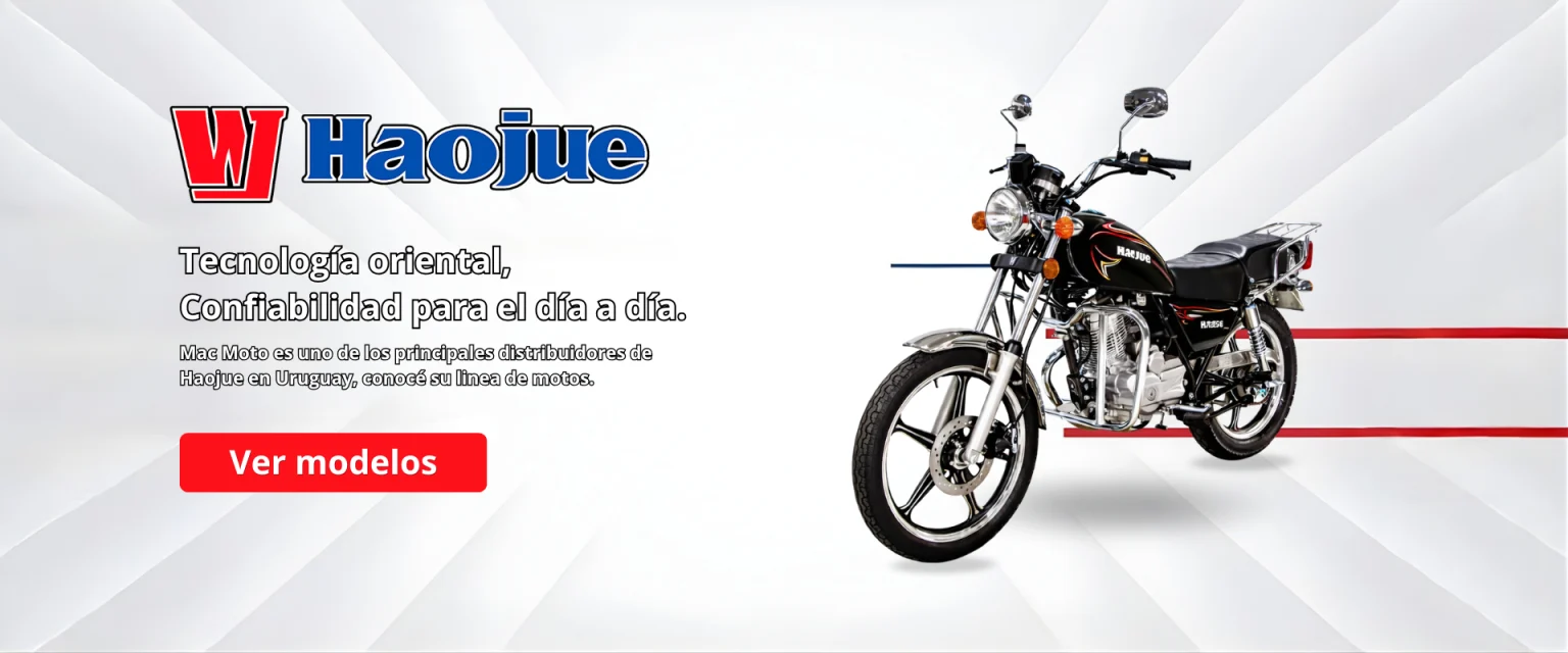 Haojue: tecnología oriental, confiabilidad para el día a día. Ver modelos